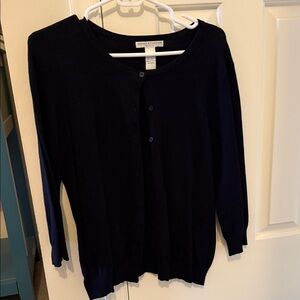 Sarah Spencer Women's Navy Cardigan Sweater